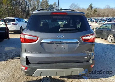 2019 Ford Ecosport Titanium from USA, damaged, VIN MAJ6S3KL4KC251043